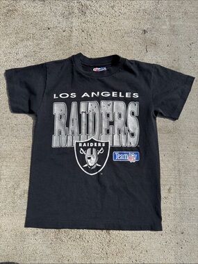 Los Angeles Raiders Black Kids Graphic Tee